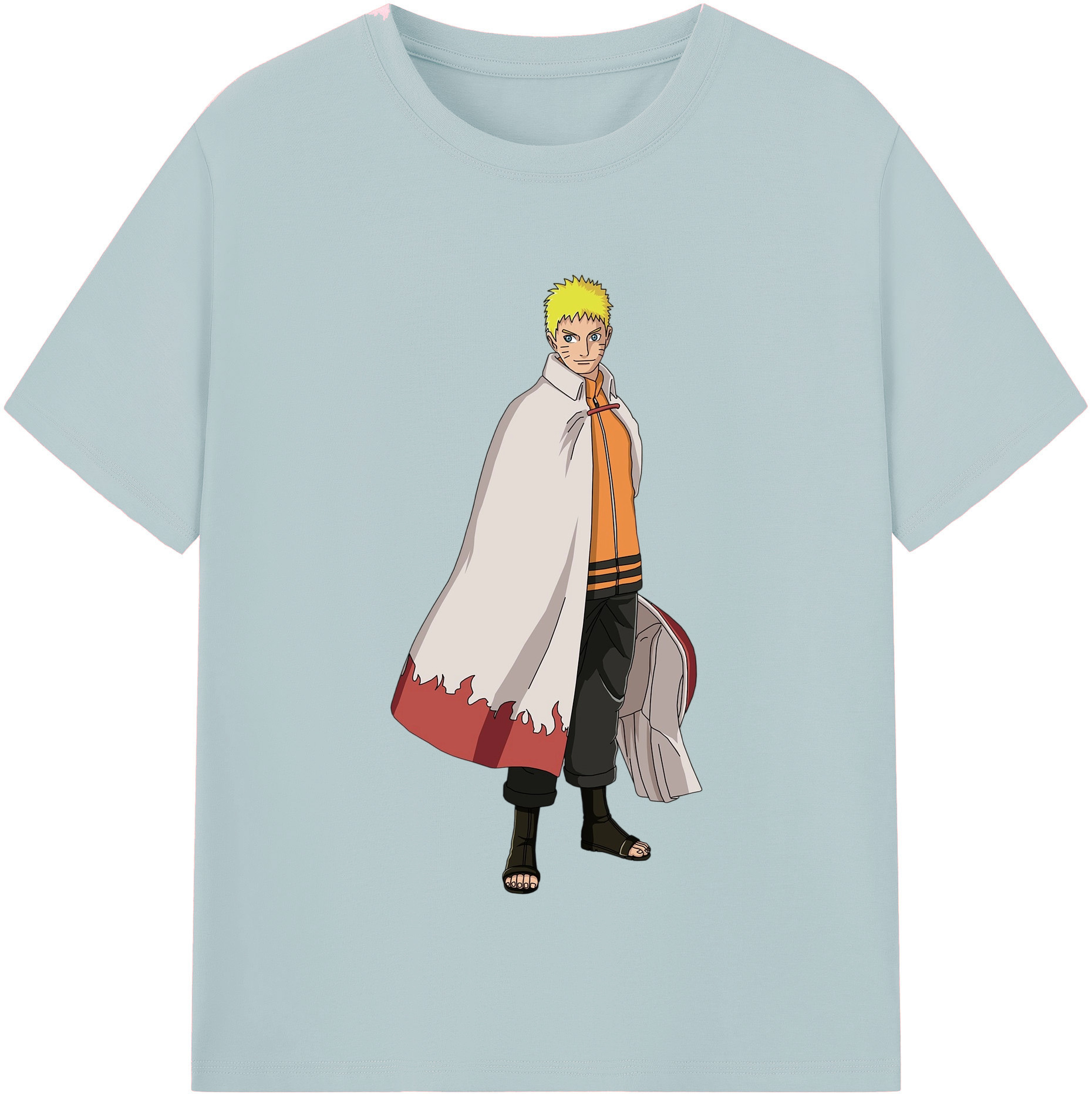 （画像用） NARUTO -ナルト- うずまき ナルト Uzumaki Naruto 綿100％半袖Tシャツ（フロントプリント）
